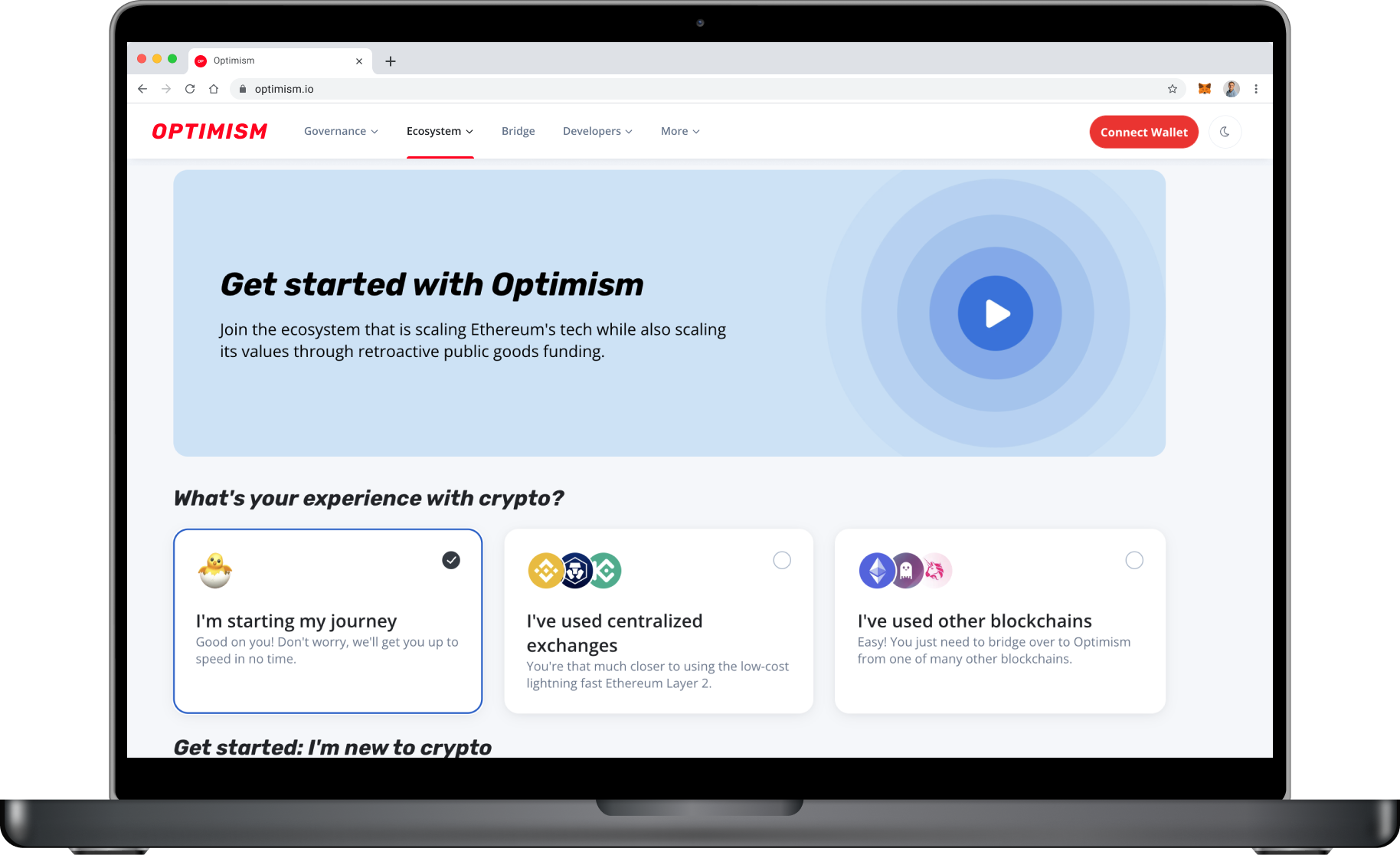 Making Optimism more accessible — meet Get Started